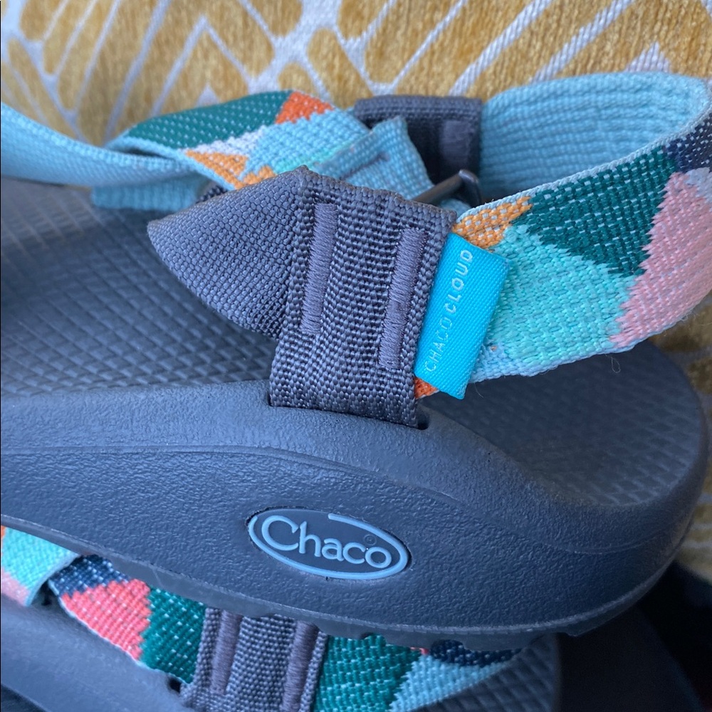 Chaco Cloud Multicolor Geometric Sandals - image 2